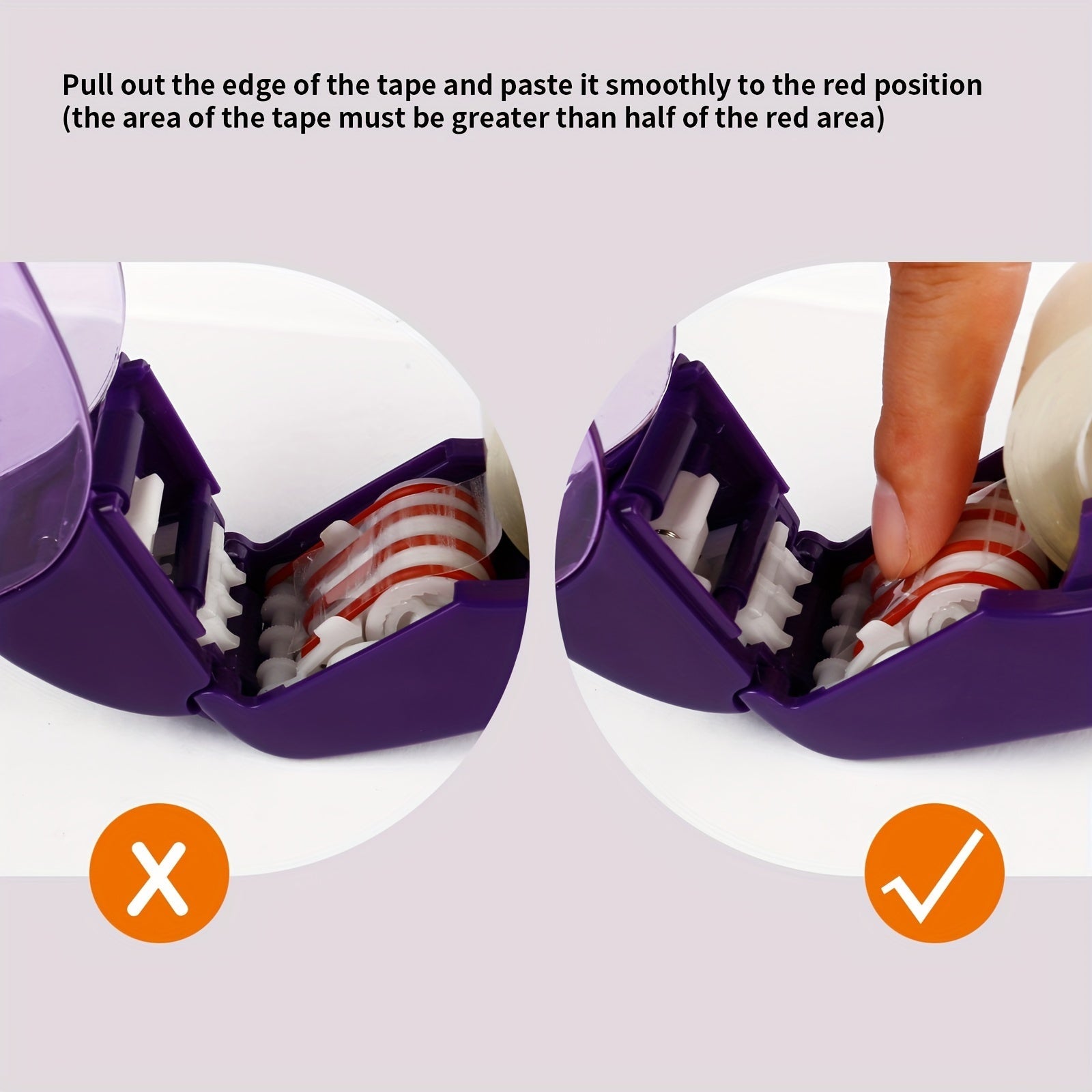 QuickSeal Tape Dispenser – Super Fast Adhesion with One Hand
