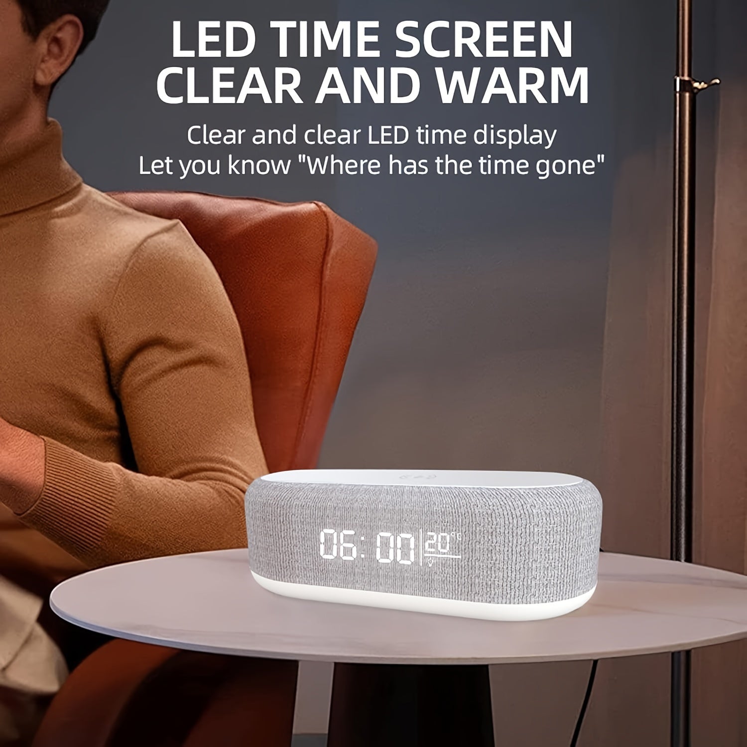 GlowTime Multifunctional Night Light – Compact and Practical for Any Room