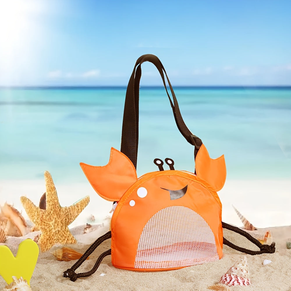 Cute Lobster Shoulder Bag – Playful, Lightweight Beach Bag for Kids with Adjustable Shoulder Strap