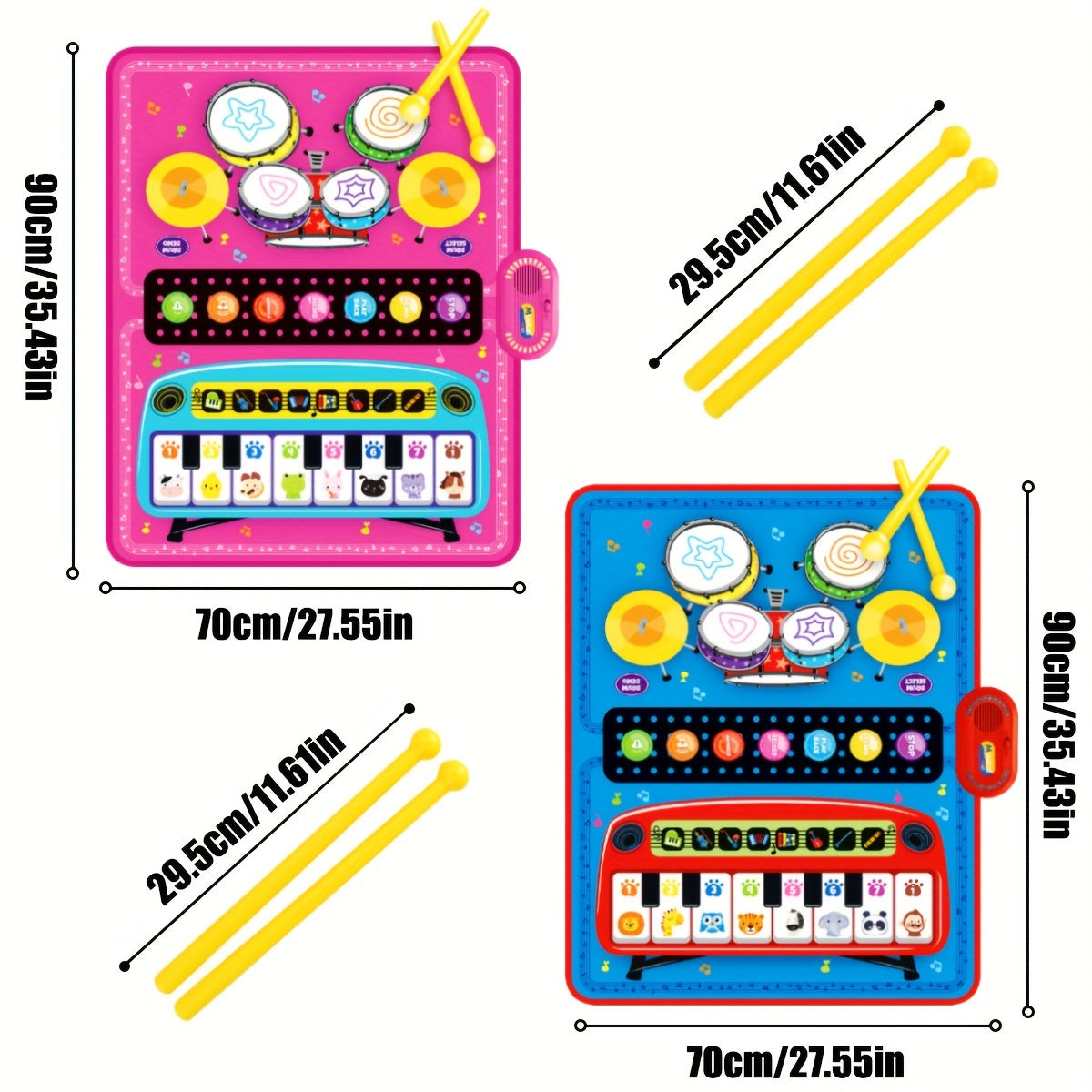 Colorful Music Play Mat - For a Creative Musical Experience