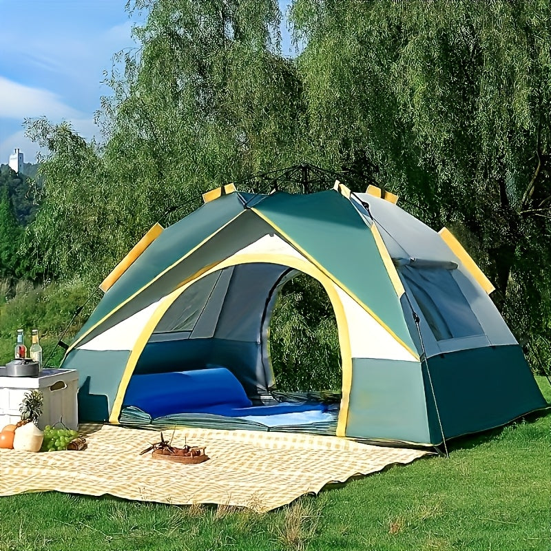 Quick-Setup 4-Person Camping Tent – Breathable and Windproof Shelter