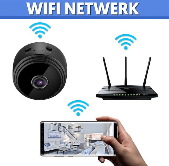 CamSpy - Mini Security Camera - HD - 1080P - Wireless