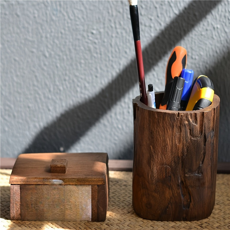 NatureWood Pen Holder – Authentic Atmosphere for Your Workspace