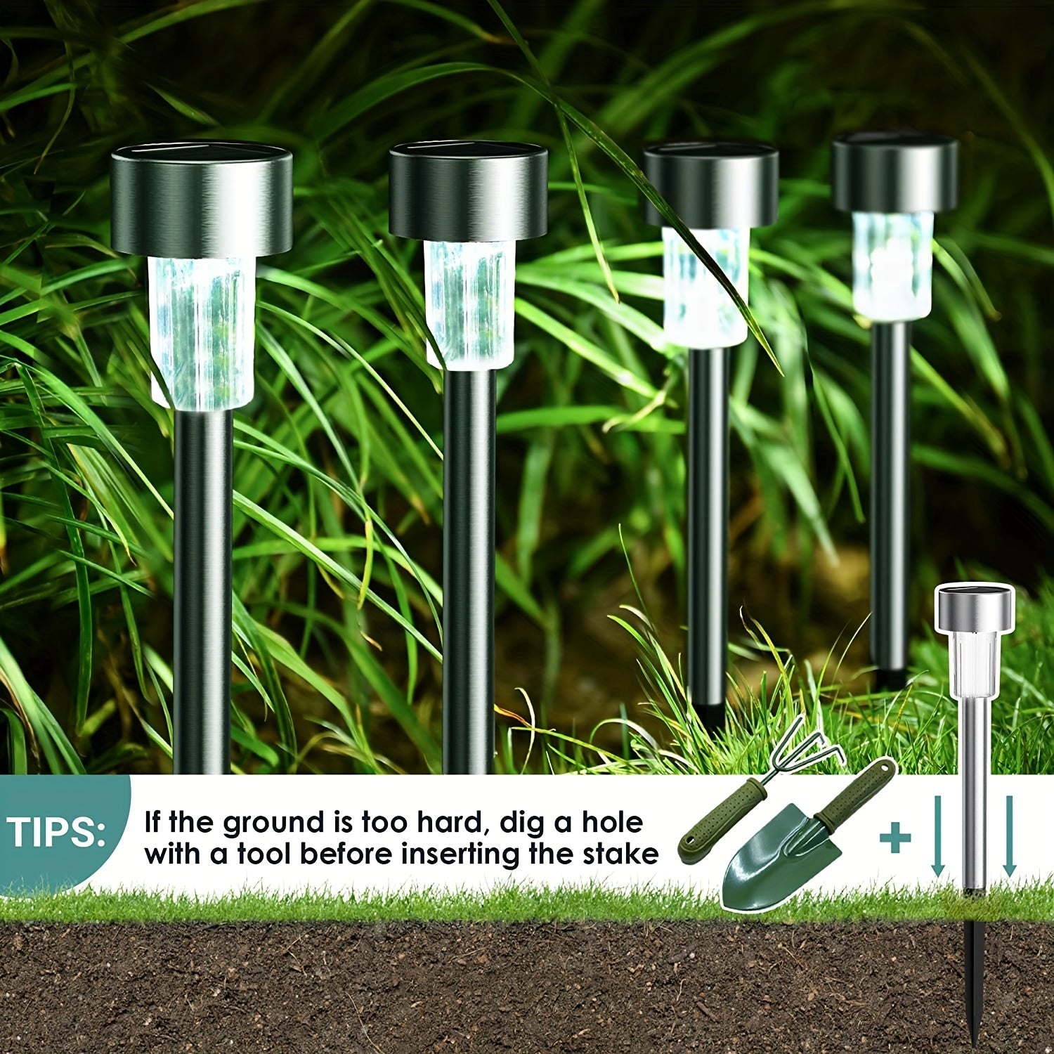 LumaSolar Garden Lights Set – For Stylish Outdoor Illumination