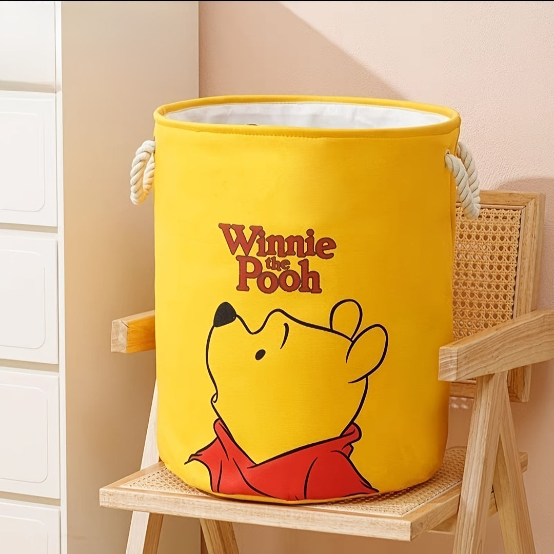 Foldable Laundry Basket with Stitch Theme – Ideal for Laundry and Toy Storage