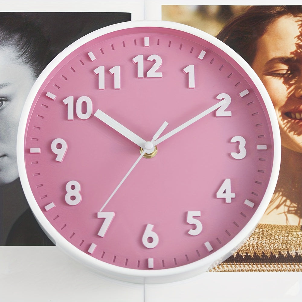PinkTime Pink Wall Clock - Modern and Decorative for Any Room
