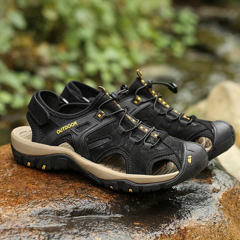 Men’s Premium Leather Fisherman Sandals – Comfortable & Durable