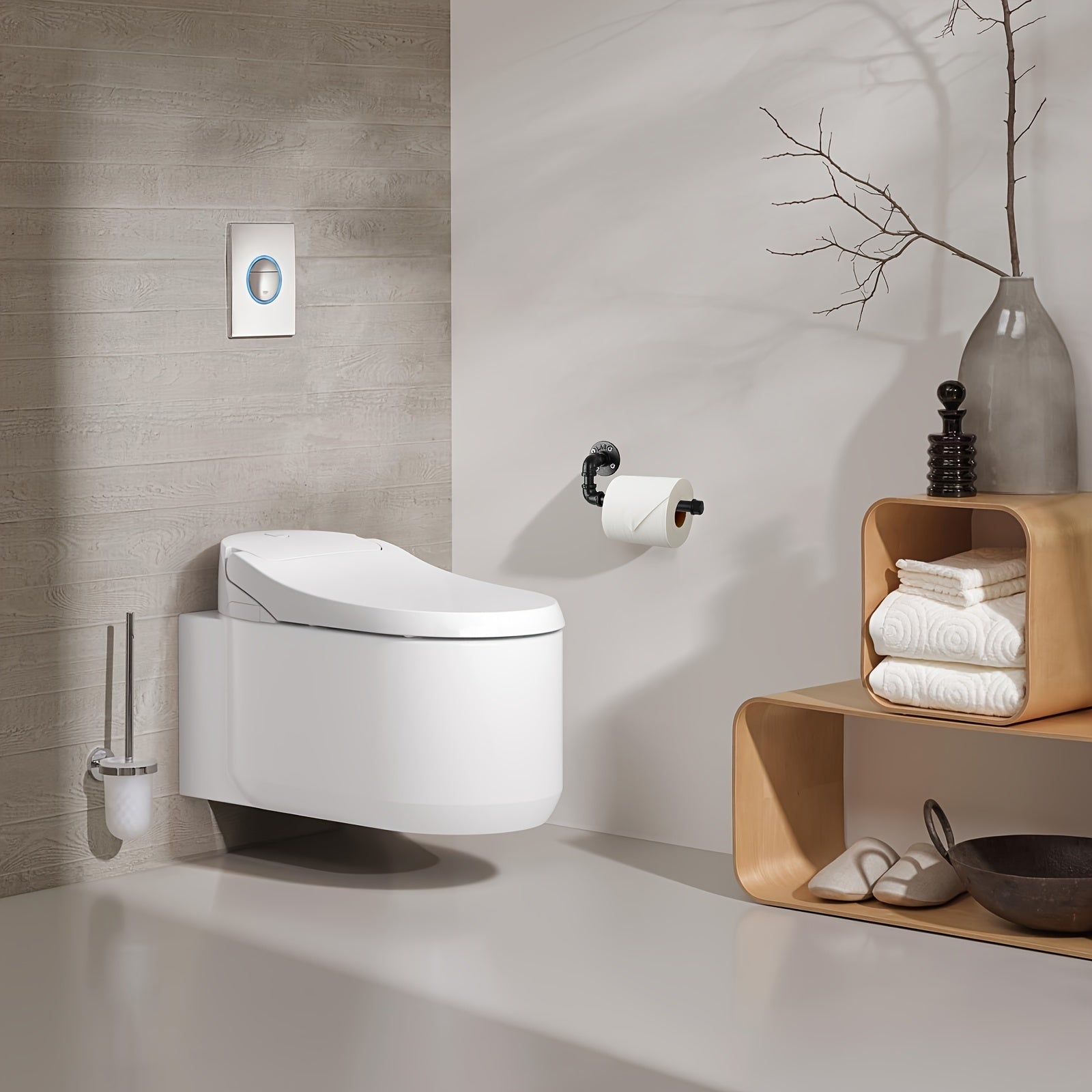 Industrial Toilet Paper Holder - For a Stylish Bathroom