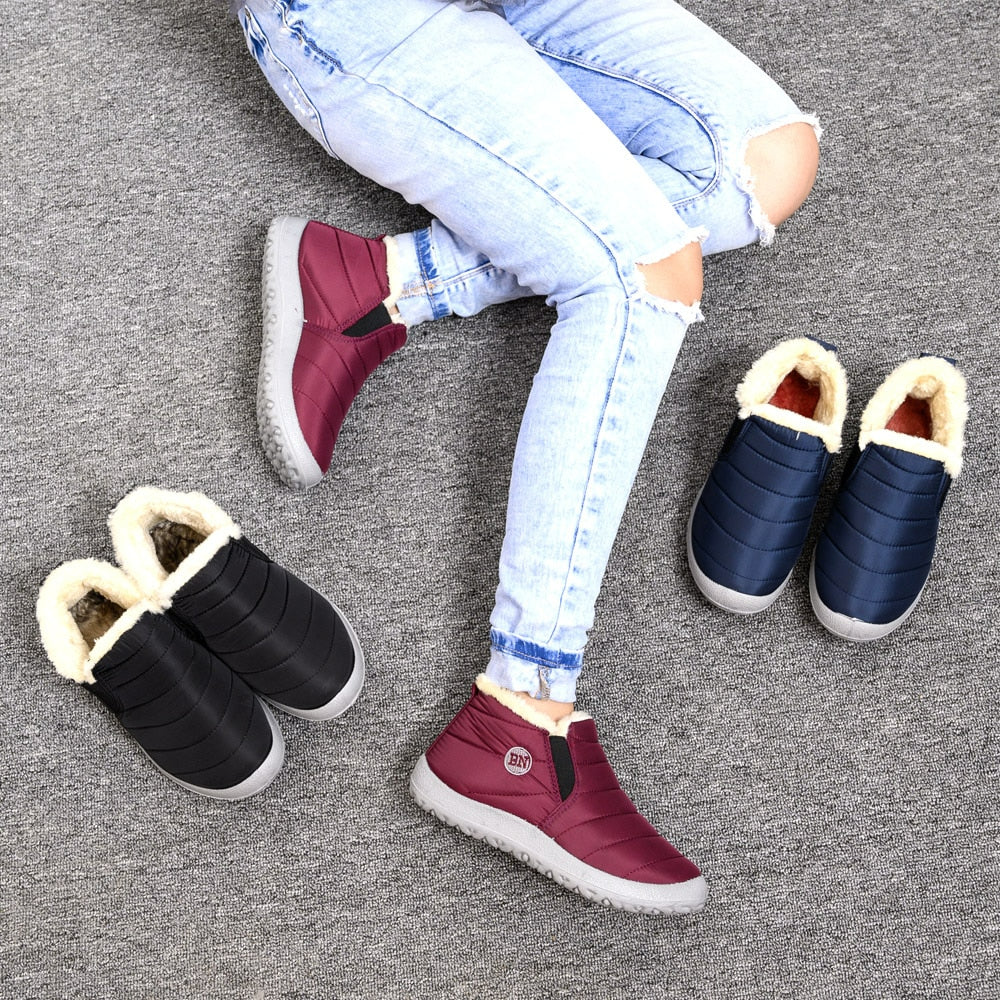 Unisex Warm and Waterproof Winter Boots - Ideal for Cold Days