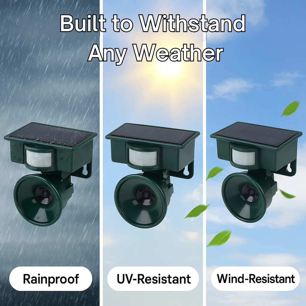 GardenGuard Bird Repeller – Smart Motion Sensor for a Peaceful Garden