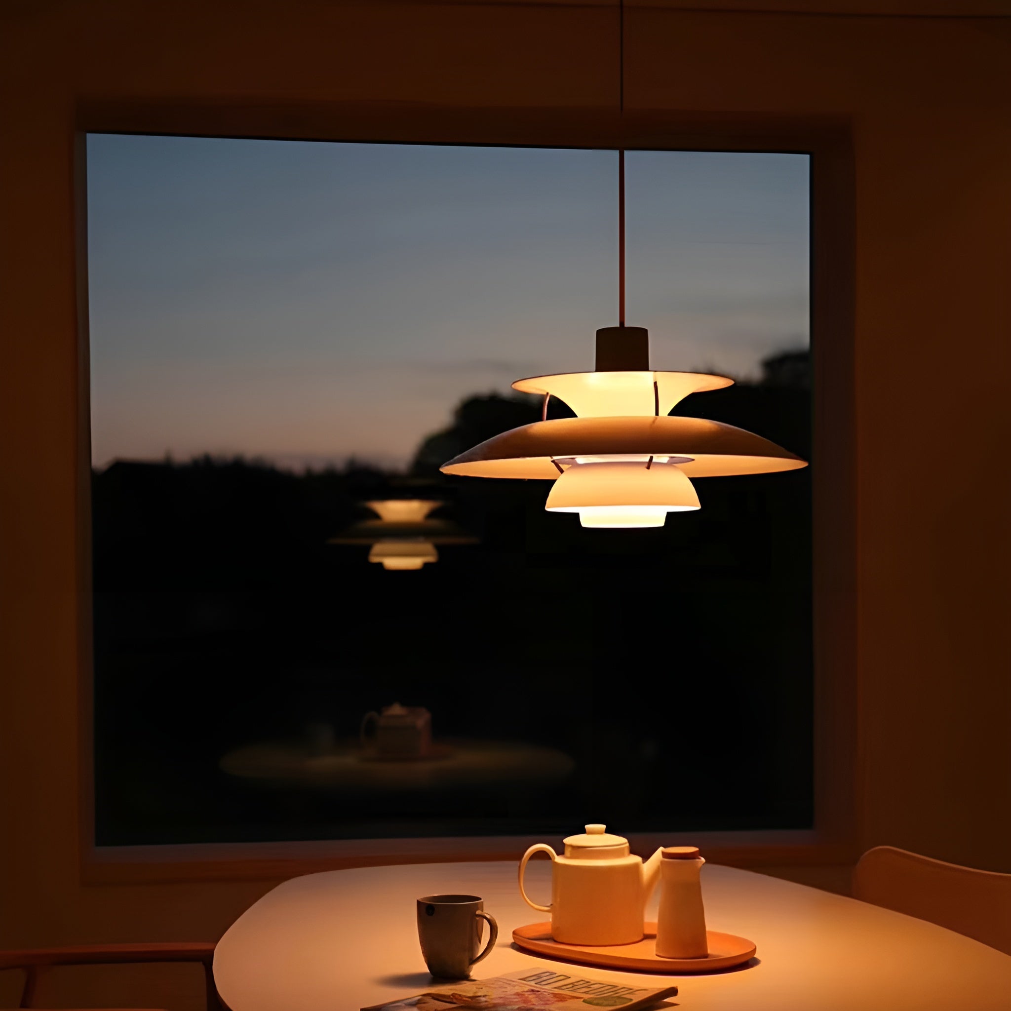 SkyGlow LED Pendant Lamp – Modern Scandinavian Design with Dimming Function