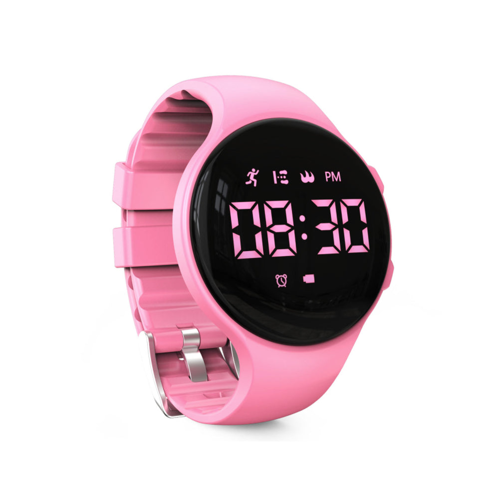 LED Digital Pedometer Watch with Vibrating Alarm – Fitness Tracker for Kids