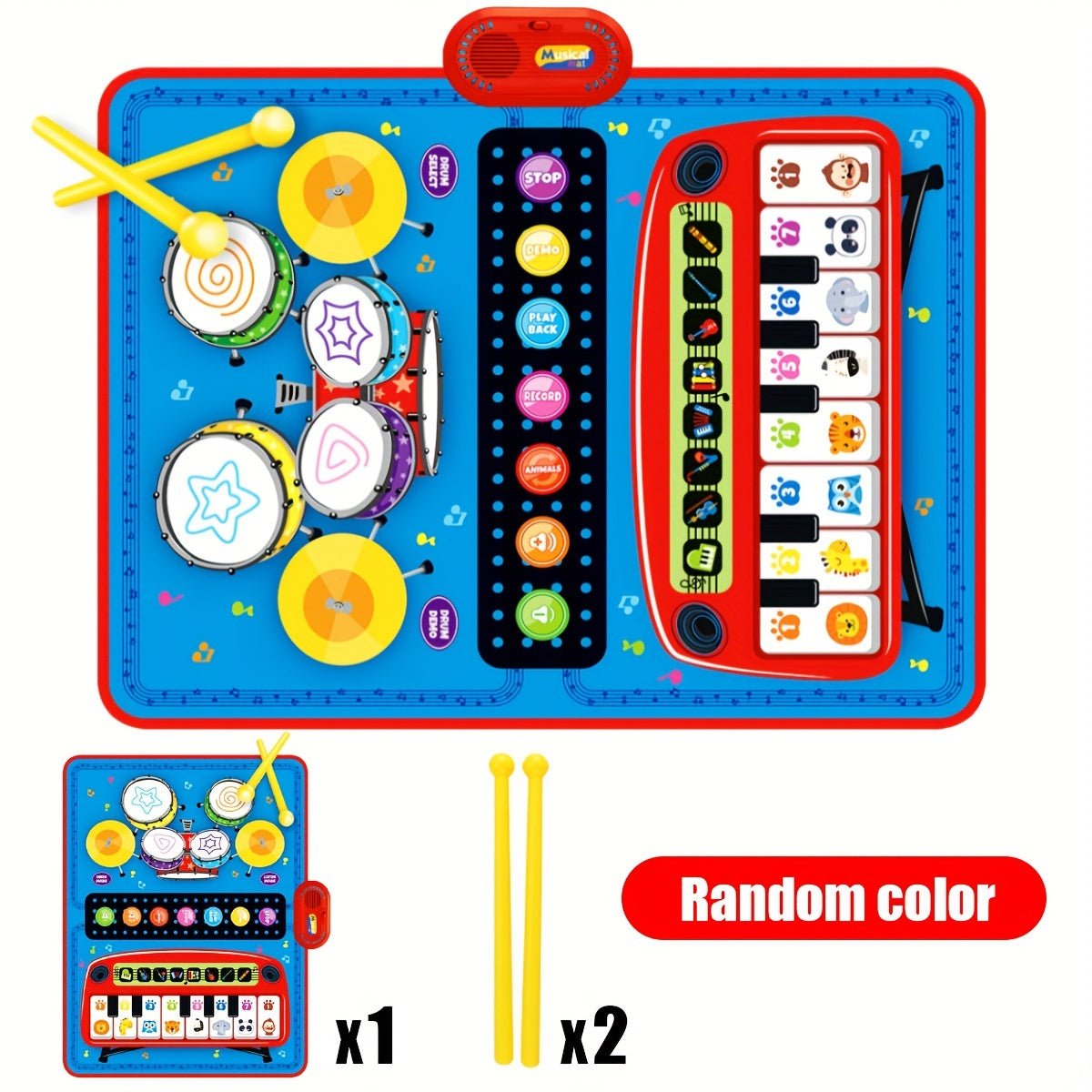 Colorful Music Play Mat - For a Creative Musical Experience