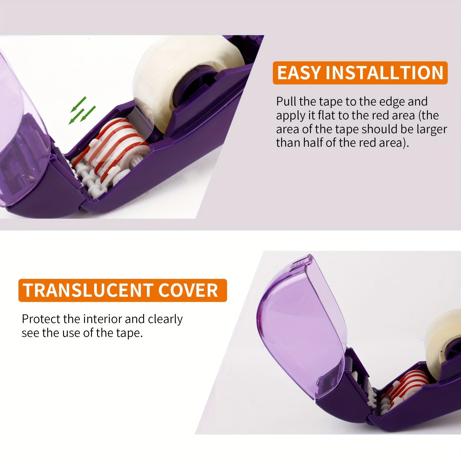 QuickSeal Tape Dispenser – Super Fast Adhesion with One Hand