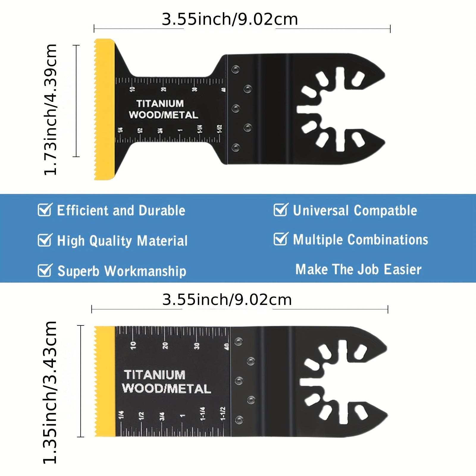 Titanium Multitool Saw Blades – Strong and Precise for Every Task