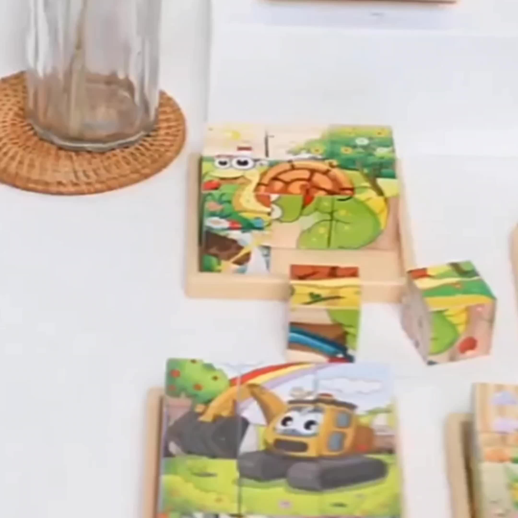 Colorful Block Puzzle Adventure - Educational Toy for Children