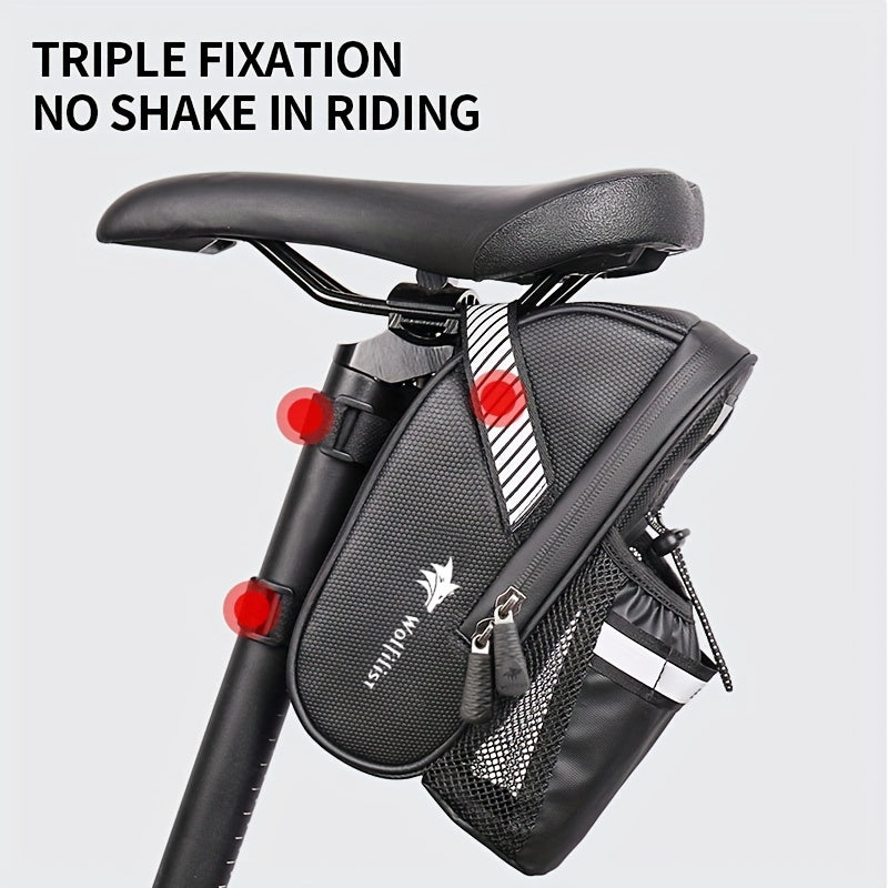 RideSafe Bike Saddle Bag – Large, Reflective, and Practical for Under the Saddle
