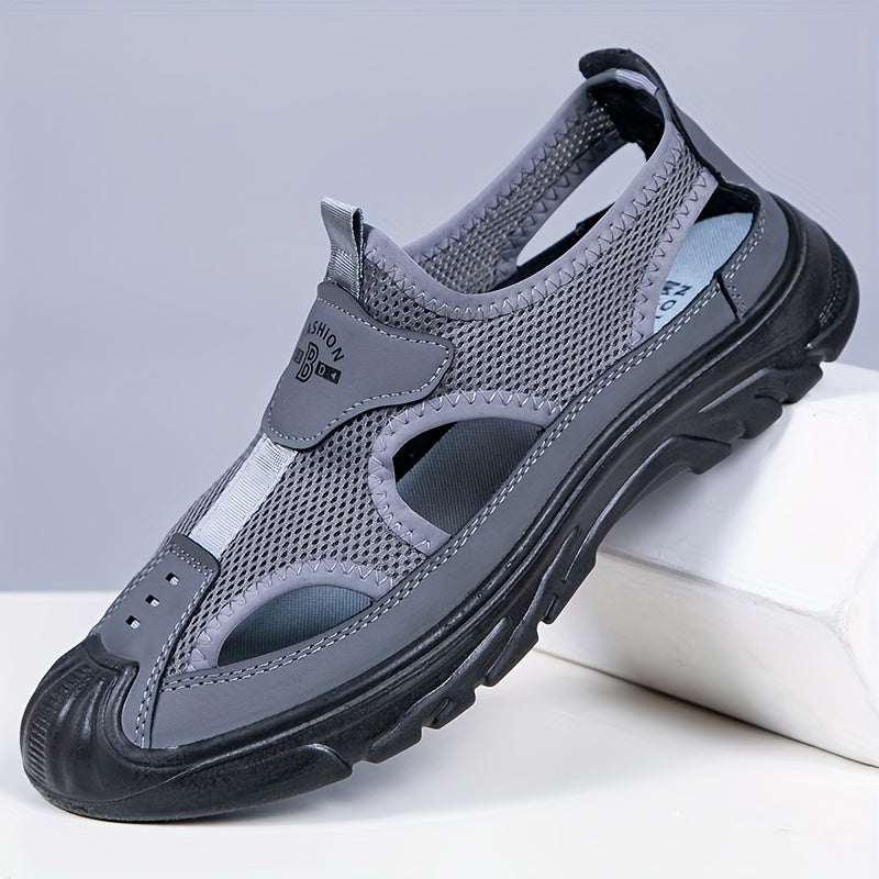 Breathable Mesh Slip-On Shoes for Men – Perfect for Summer, Beach, and Outdoor Sports