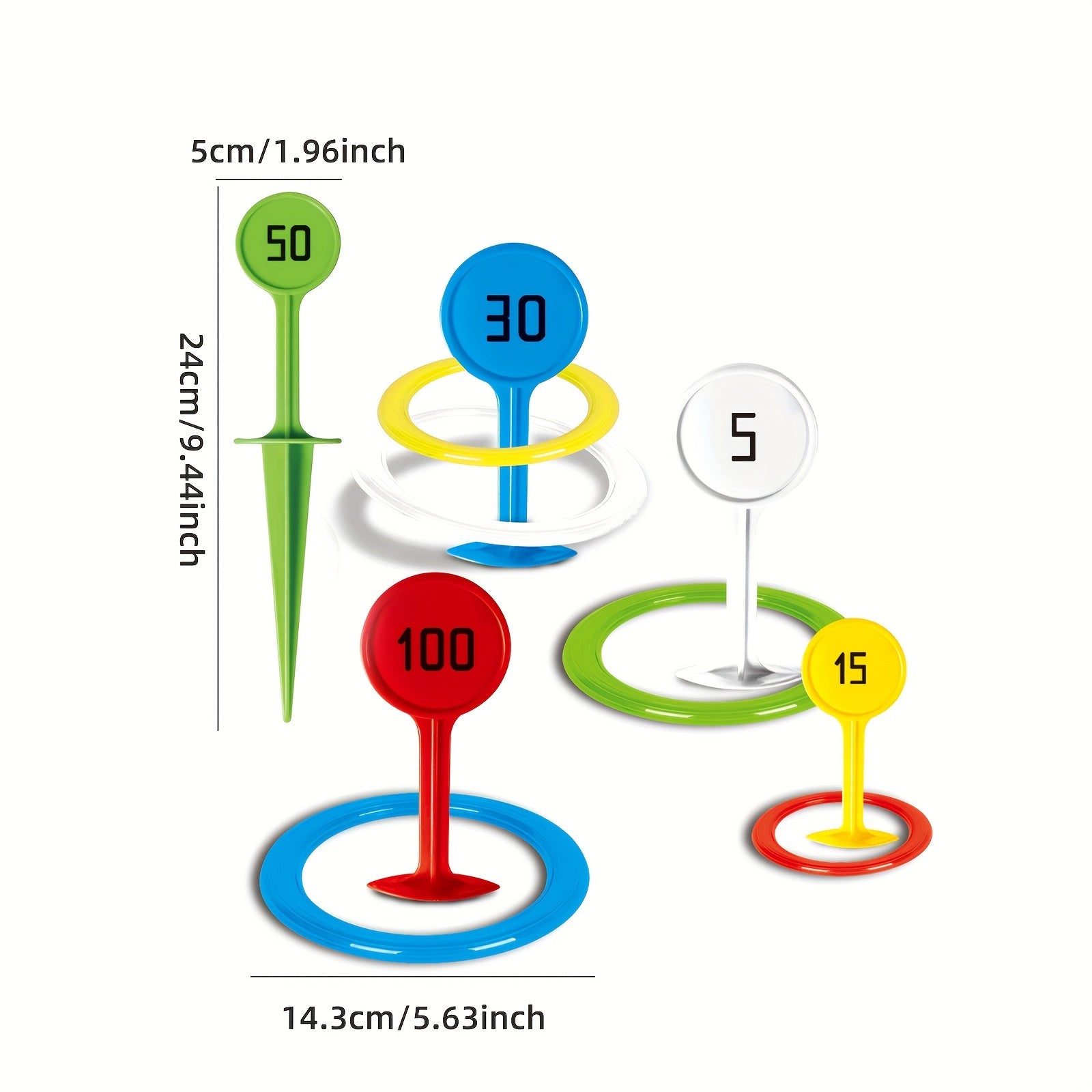 Colorful Ring Toss Set - For Fun Outdoor Activities