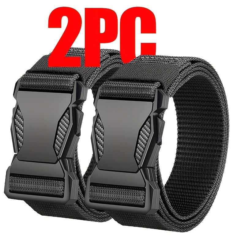 Unisex Tactical Nylon Belt – Sturdy, Breathable, and Versatile