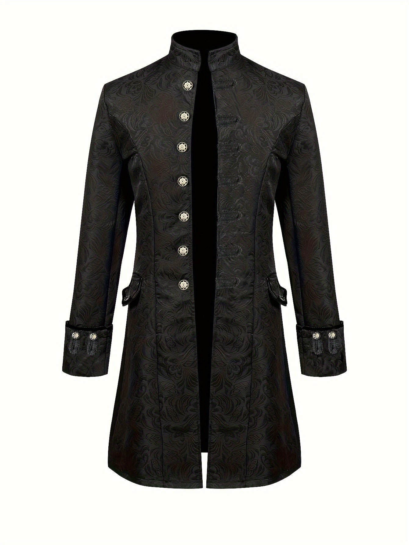 Hendrik Medieval Jacquard Coat - Stylish and Elegant Outfit for Festive Occasions