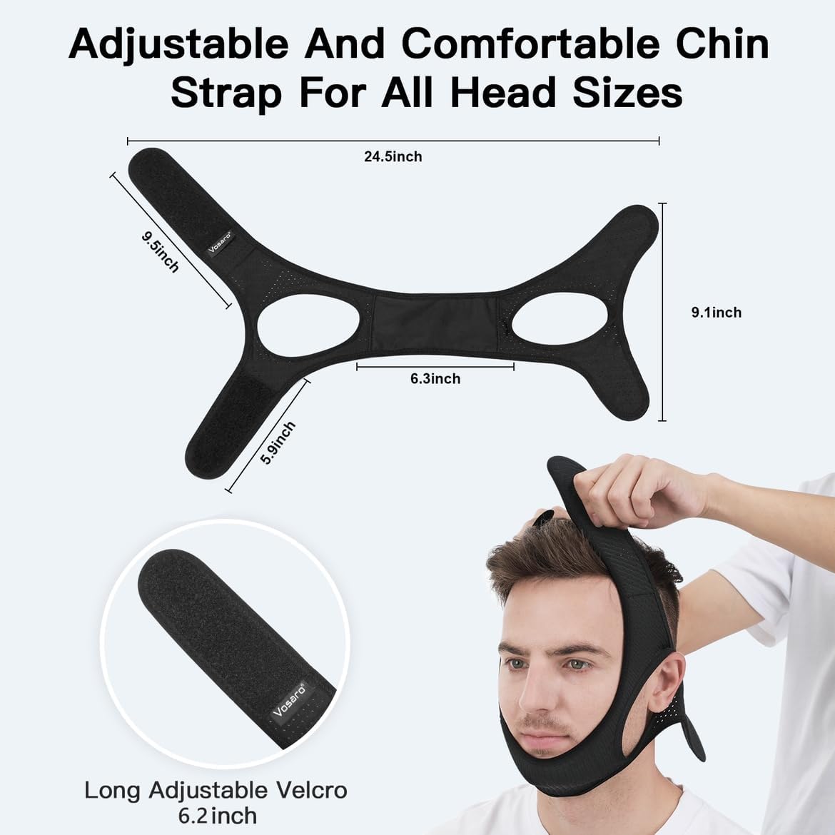 Anti-Snore Chin Strap – For a Peaceful Night's Sleep