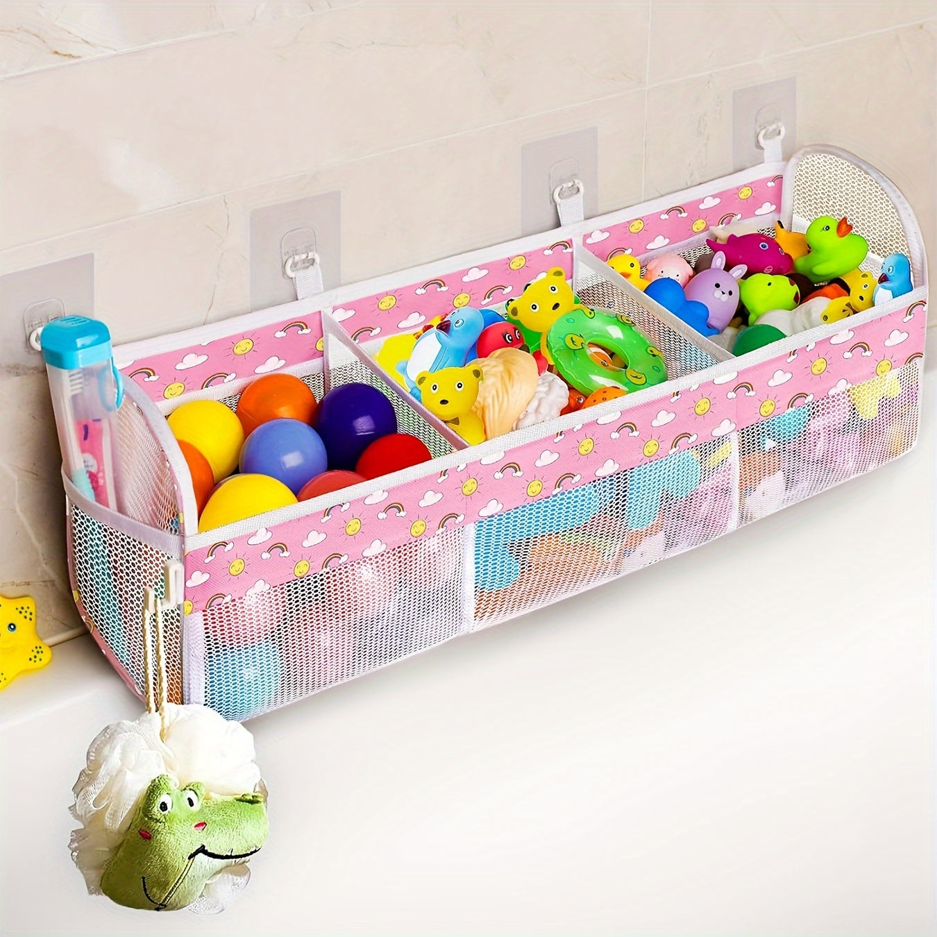 Mesh Bath Toy Organizer - Perfect for Tidiness