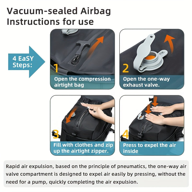 Smart Vacuum Backpack – Compact and Spacious for Travel