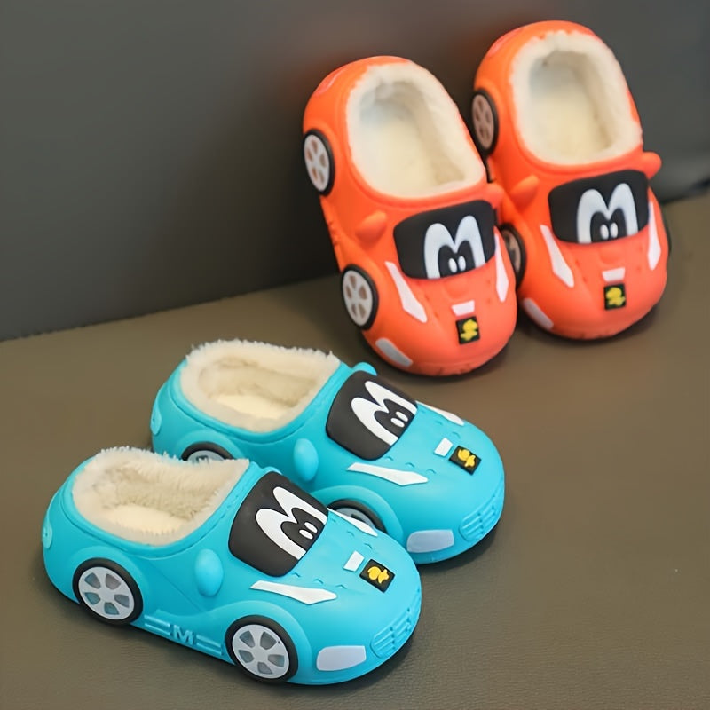 Joyful Car Slippers for Kids - Playful and Comfortable for Home