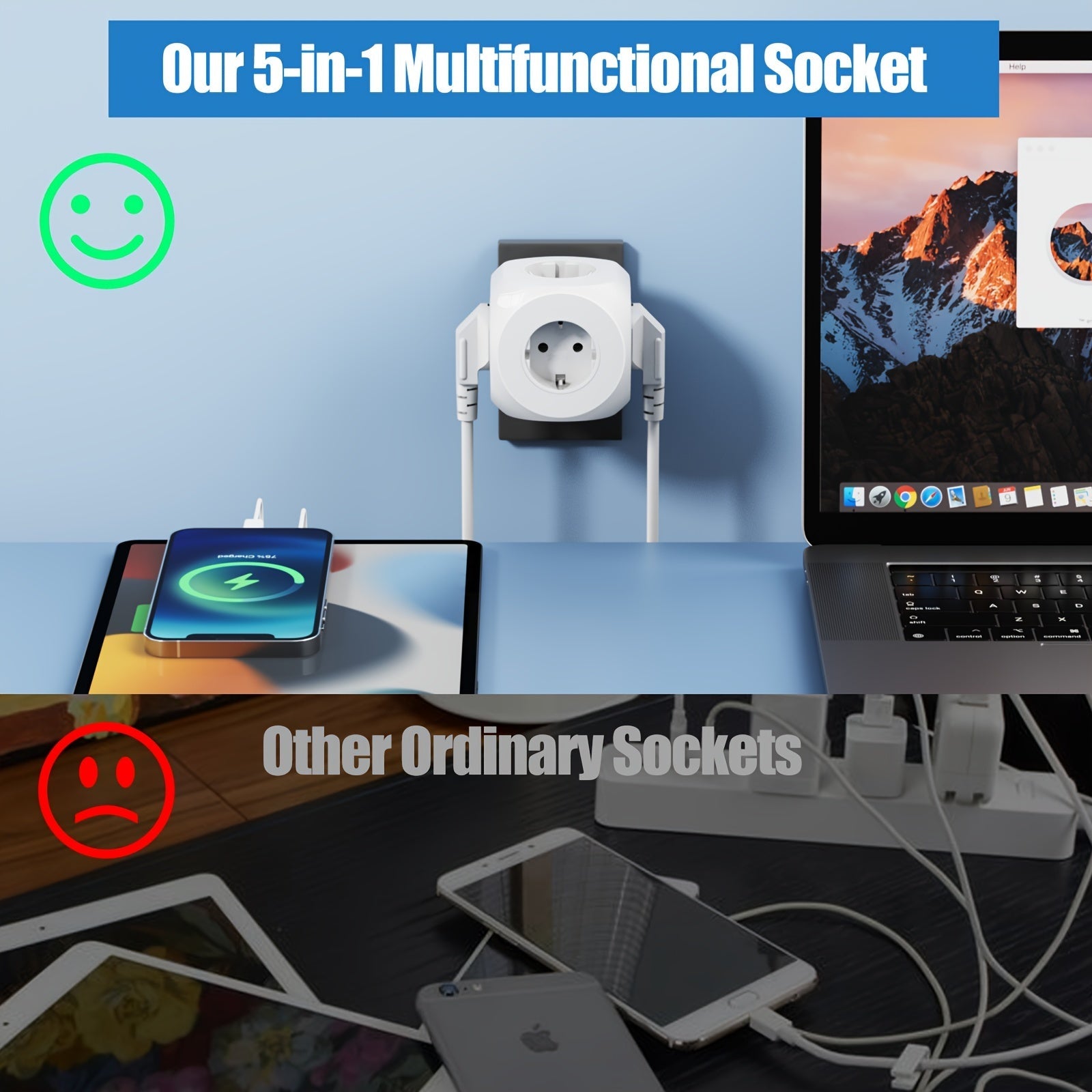 FlexiPower Power Strip - For Convenience and Safety Wherever You Are