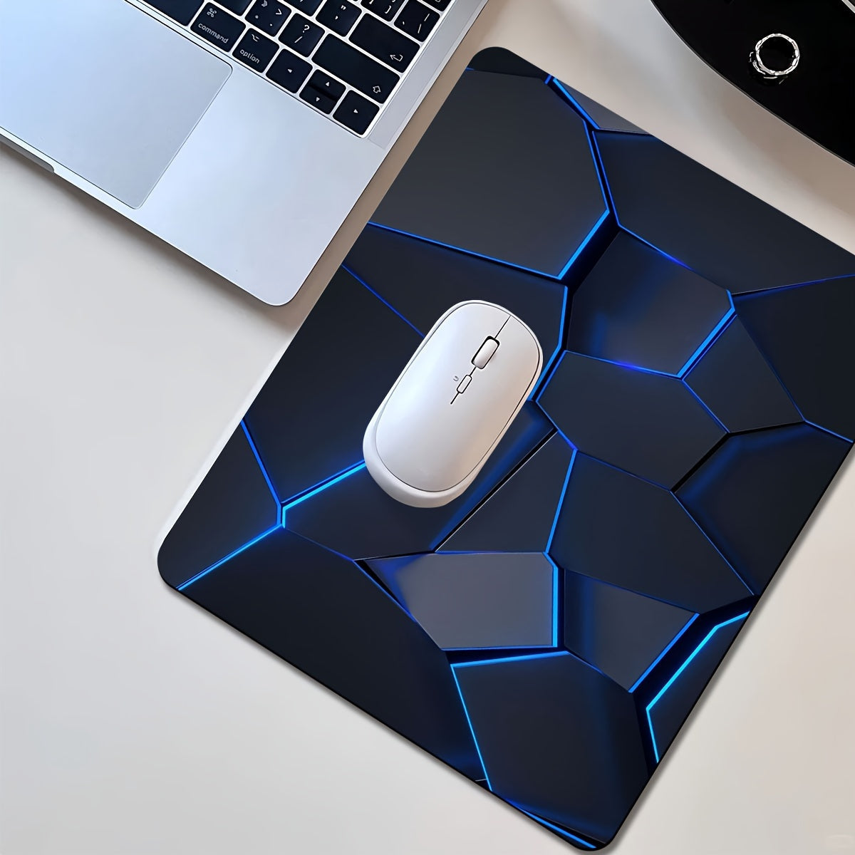 Geometric Gamer Mat - Stylish, Durable, and Non-Slip for a Perfect Gaming Experience