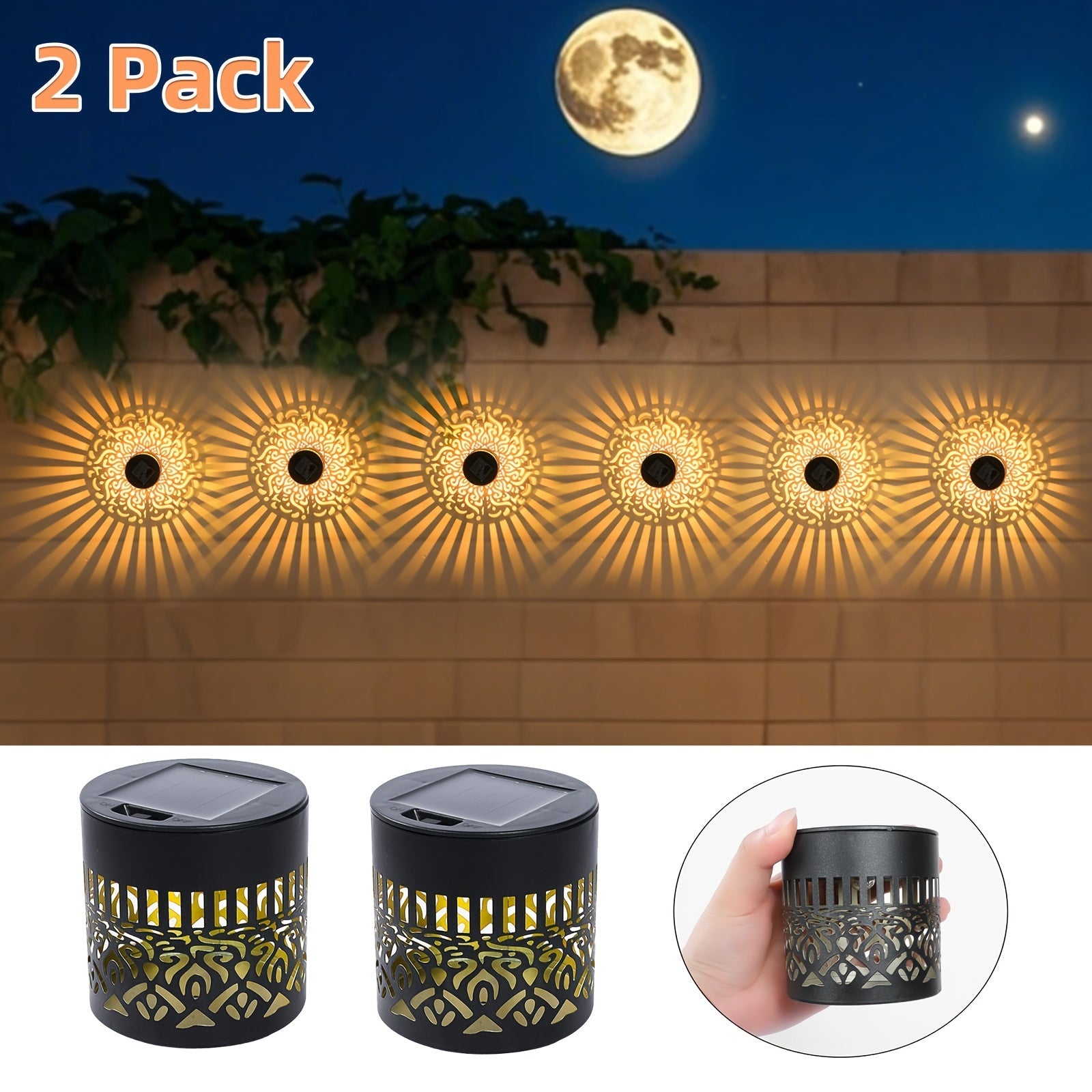 SolarGlow Duo Outdoor Wall Lighting – Elegant and Weather-Resistant