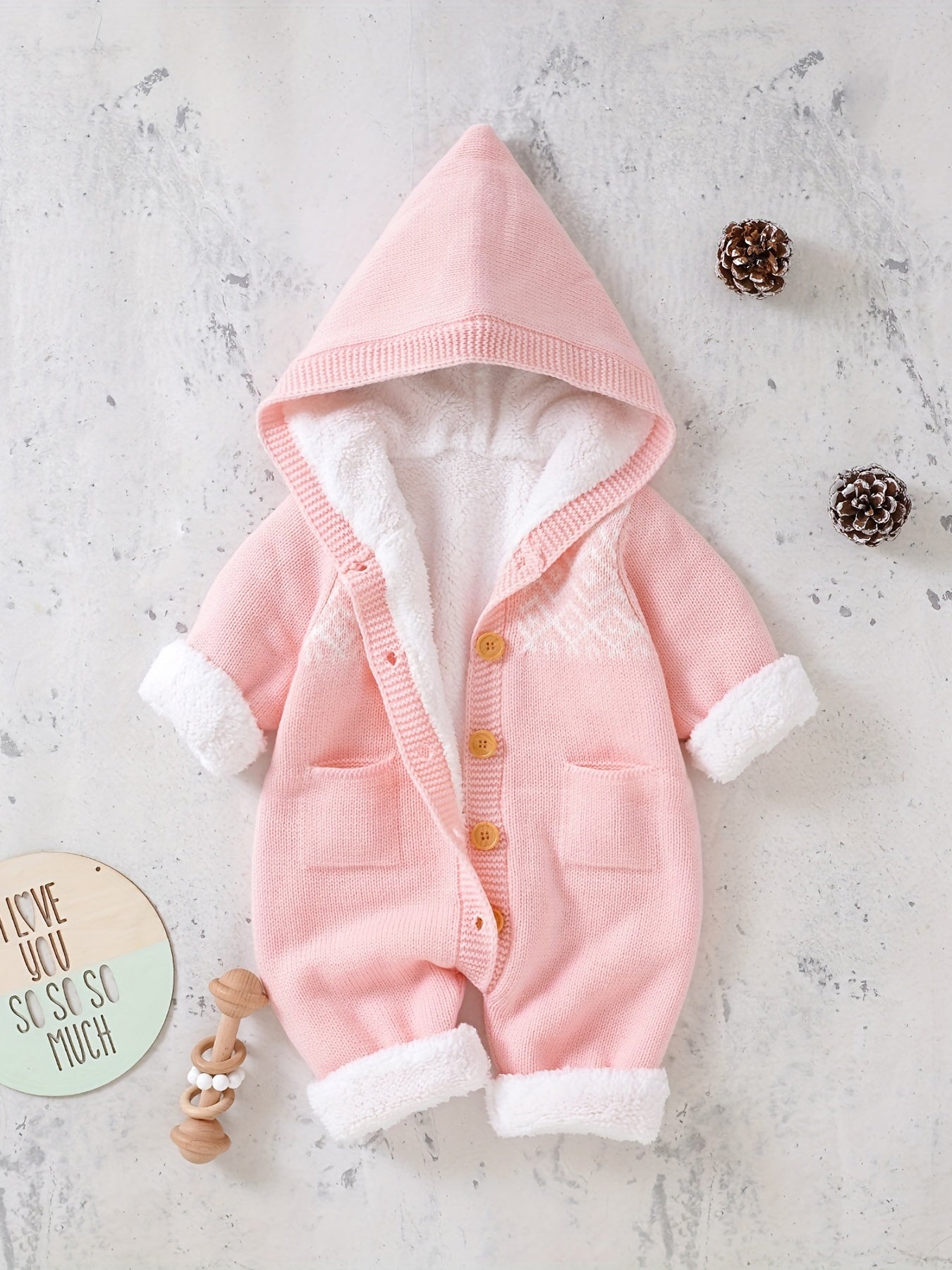 Cute Knitted Jumpsuit - For Warmth and Comfort
