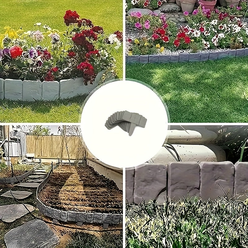Stone Look Garden Edge Set – Practical and Decorative