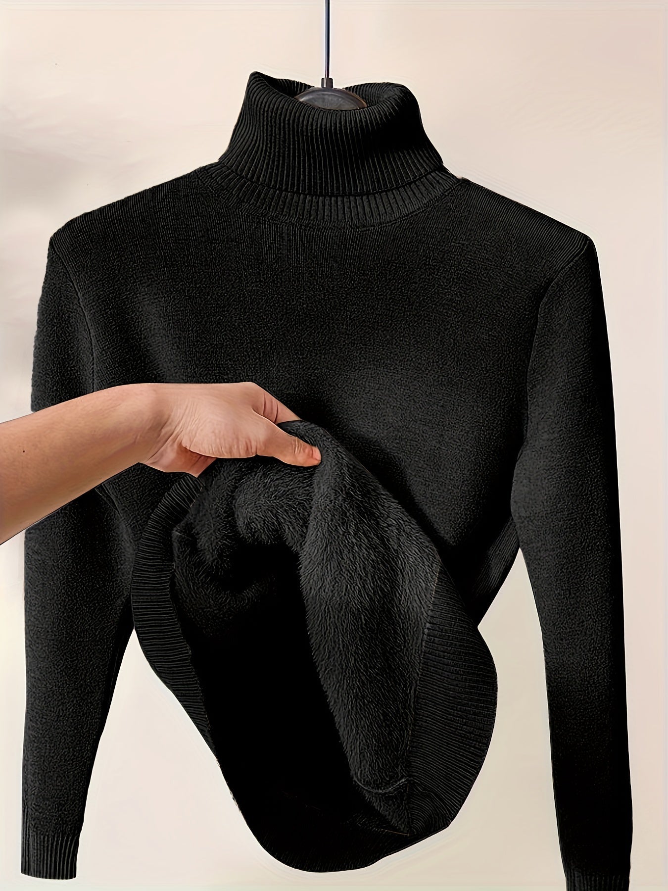 Thermal Turtleneck Sweater - Comfortable and Warm for Cold Days