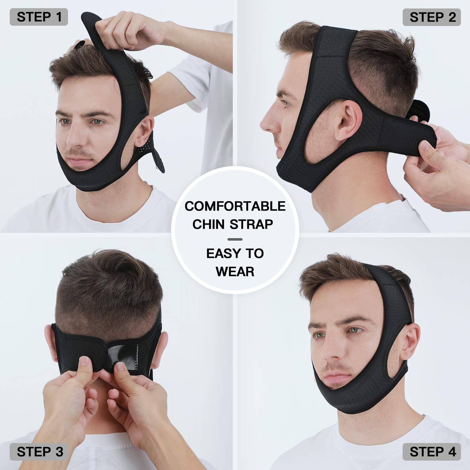 Anti-Snore Chin Strap – For a Peaceful Night's Sleep