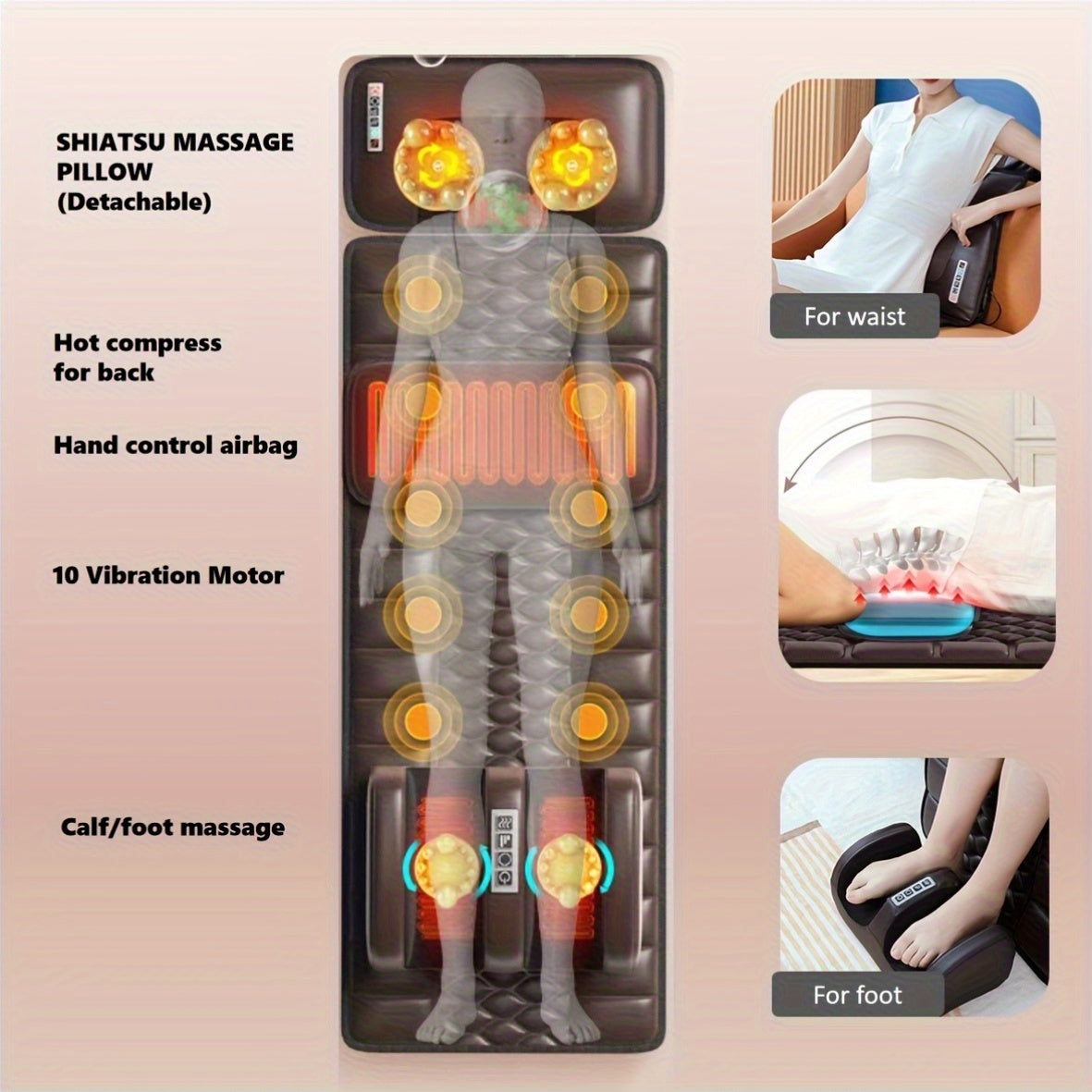 Massage Mattress with Full Body Massage – Comfort and Relaxation in One