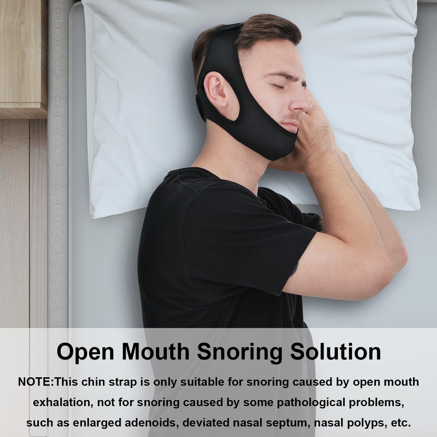 Anti-Snore Chin Strap – For a Peaceful Night's Sleep