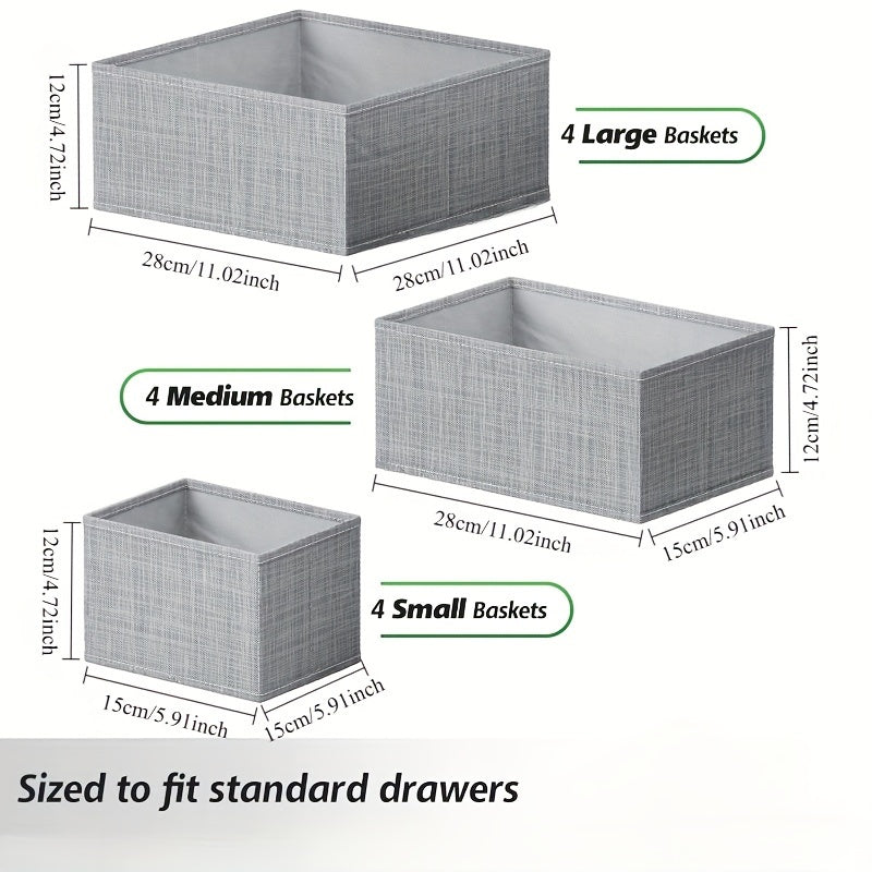 OrganizePro 12-Pack Drawer Organizers – Efficient and Compact