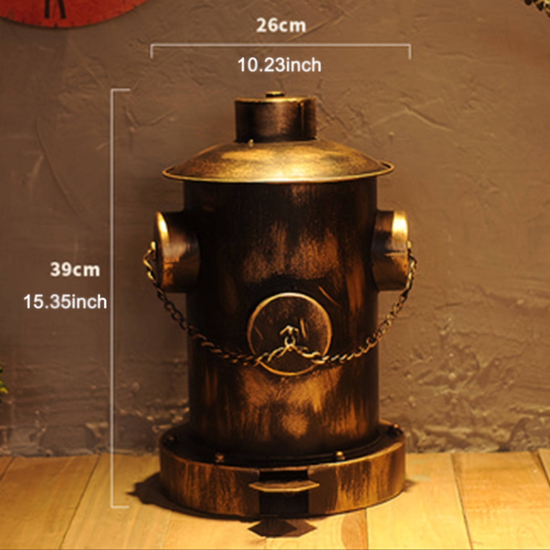 Vintage Fire Hydrant Trash Can - The Perfect Father's Day Gift for Home