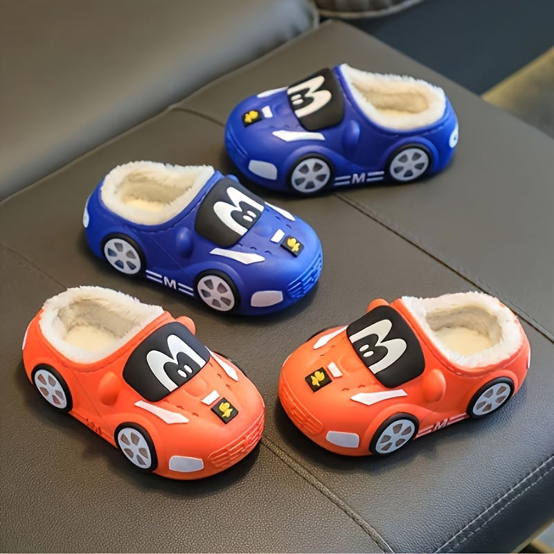 Joyful Car Slippers for Kids - Playful and Comfortable for Home