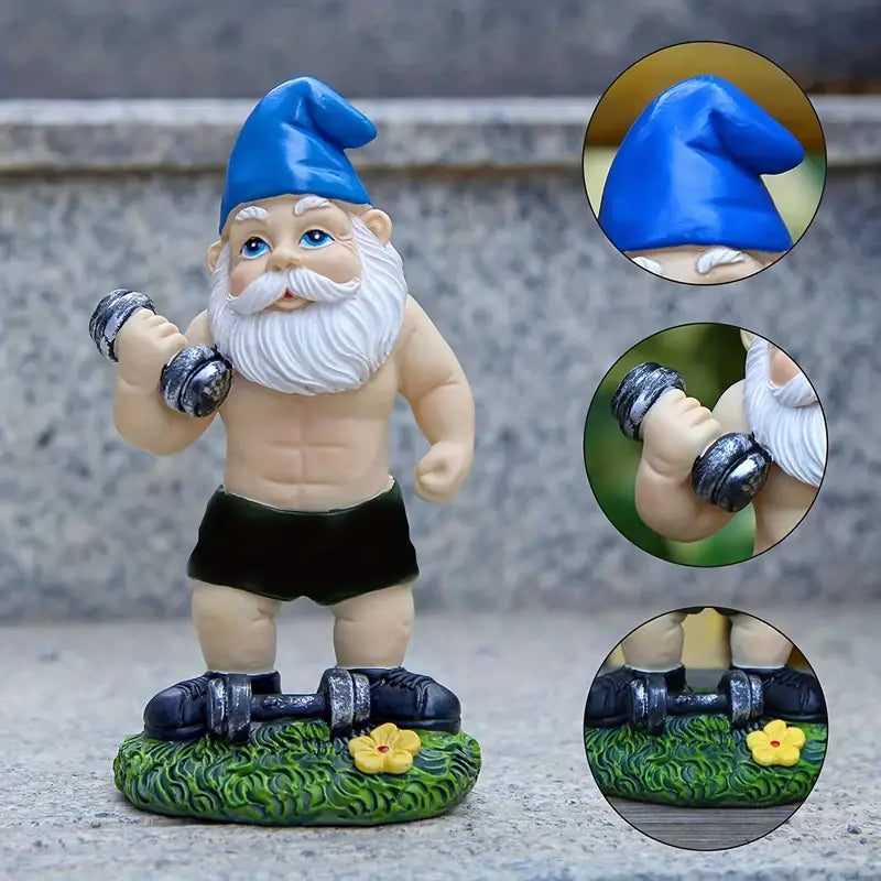 Sportive Dwarfs - Funny Garden Statues for a Playful Atmosphere
