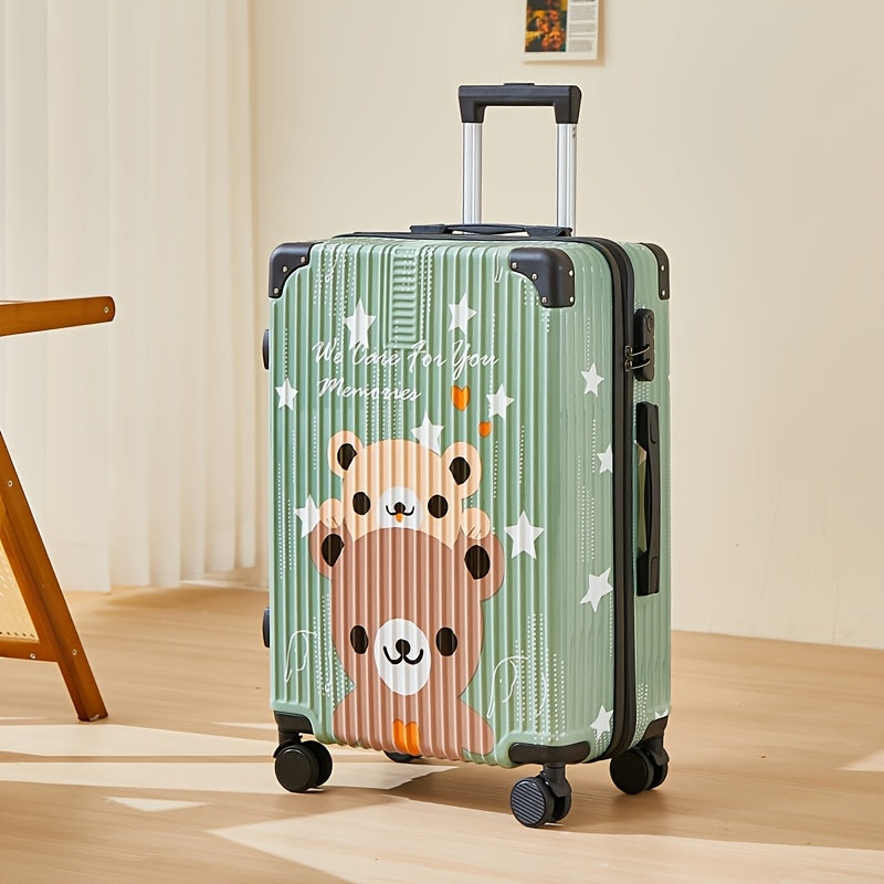 Luxury Graffiti Suitcase with Space Theme – 24 Inch Hardshell Suitcase with Spinner Wheels and TSA Lock
