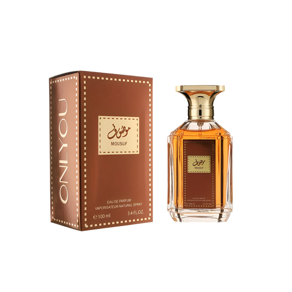 Mousuf Men’s Eau de Parfum – Sandalwood & Amber Essence