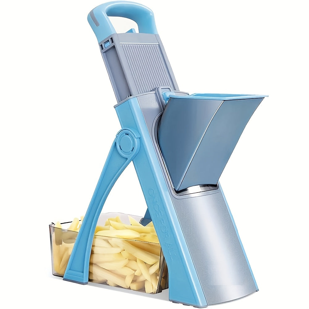 Multifunctional Vegetable Slicer – Safe, Adjustable, and with Large Capacity