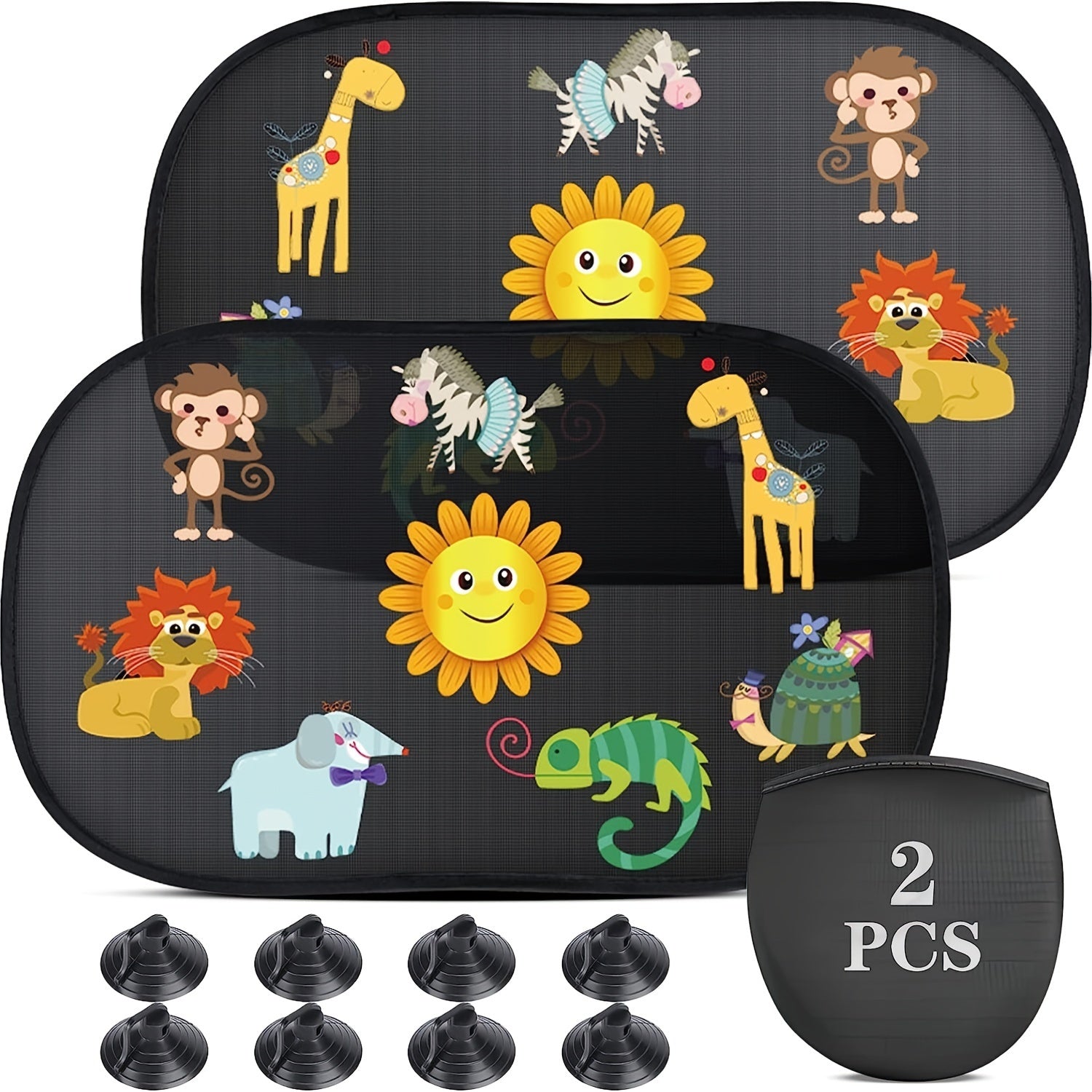 Sunny Animal Adventures Sunshades – Protective and Fun for the Car