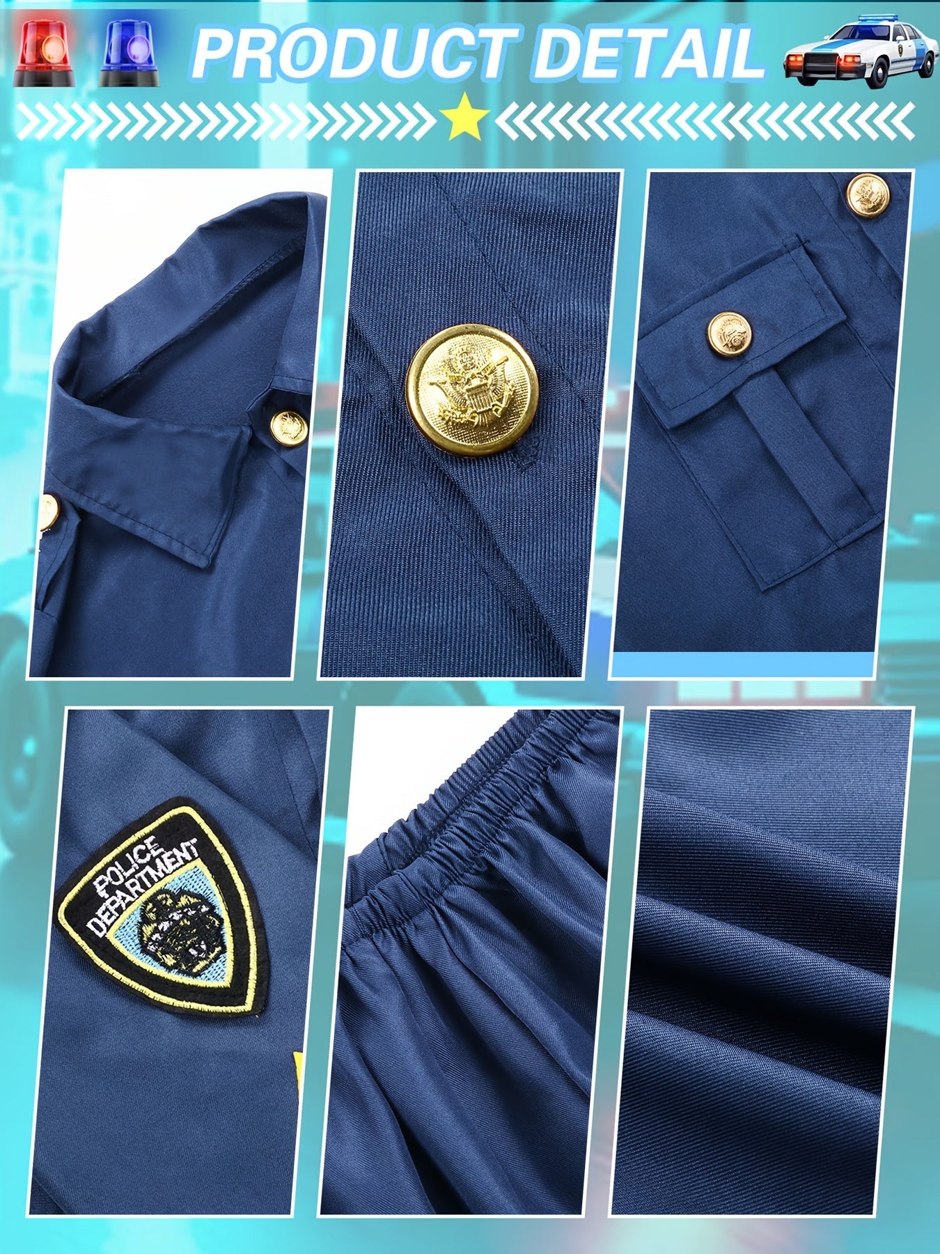 Brave Police Outfit - For Little Heroes