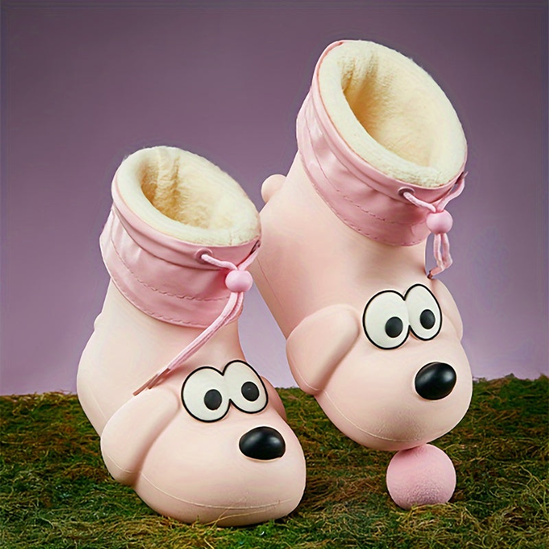Woof Woof Rain Boots for Kids - Cute Waterproof Protection