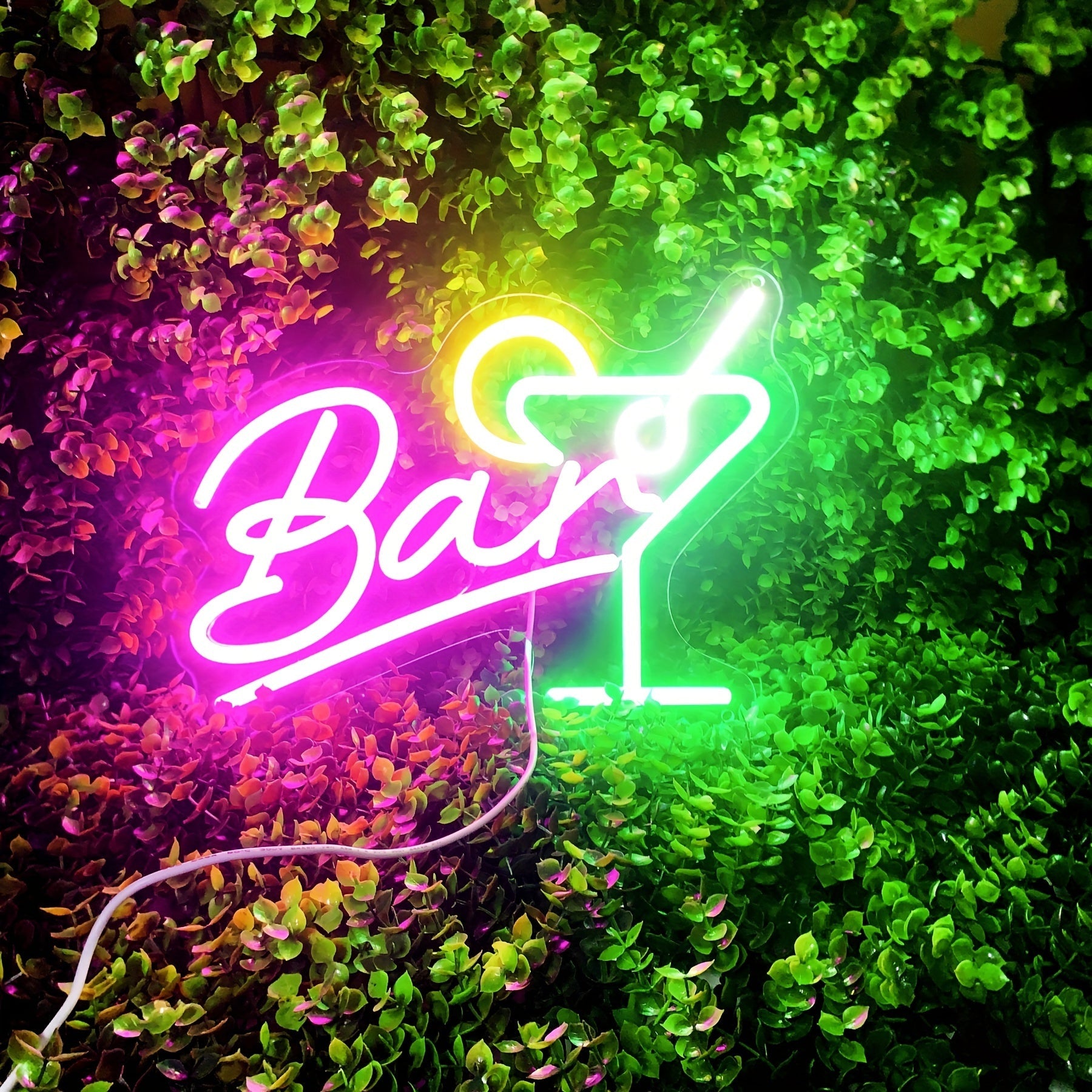 Dimmable LED Neon Bar Sign – USB Powered with Dimmer