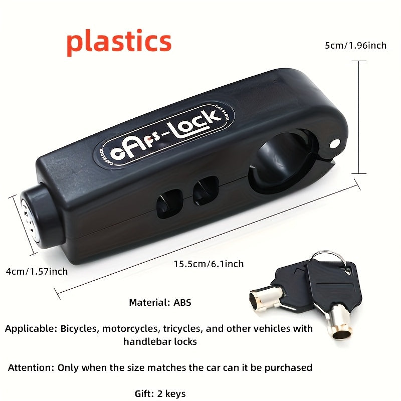 SafeGuard Mini Bicycle Lock - Compact and Durable for Optimal Protection of Your Bike and Scooter